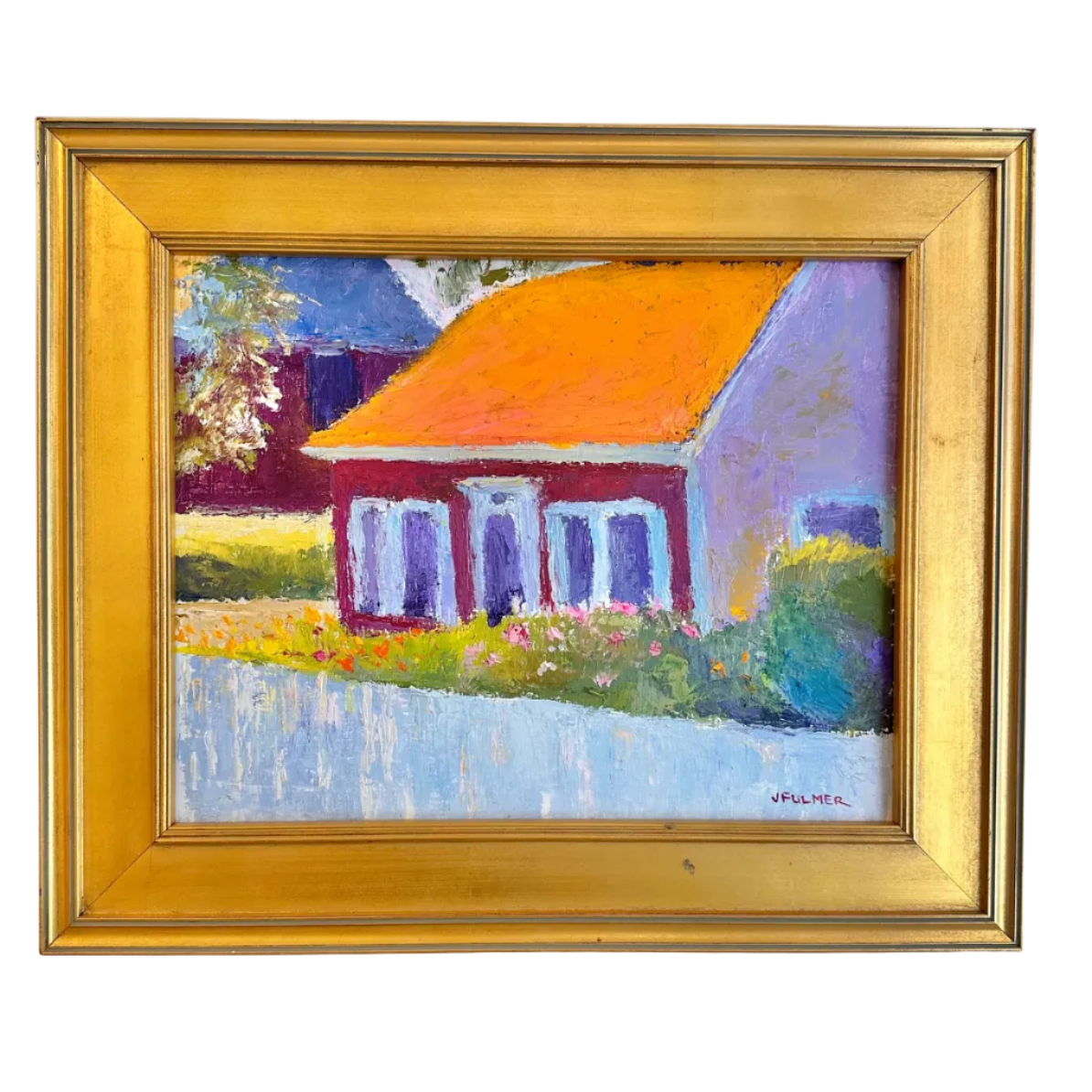 Fences & Flowers by local artist Judith Fulmer