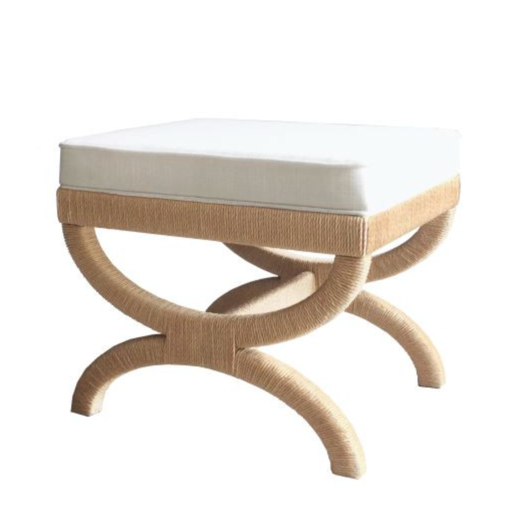 Natural Rope Ottoman