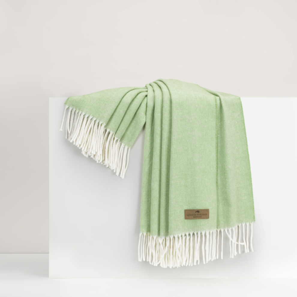 Agave Herringbone Throw