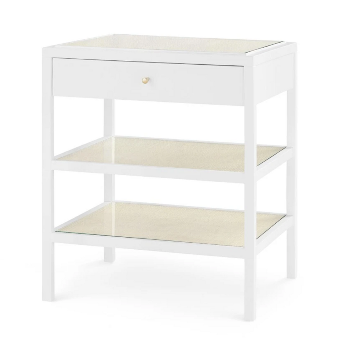 Pair of Cane Side Tables