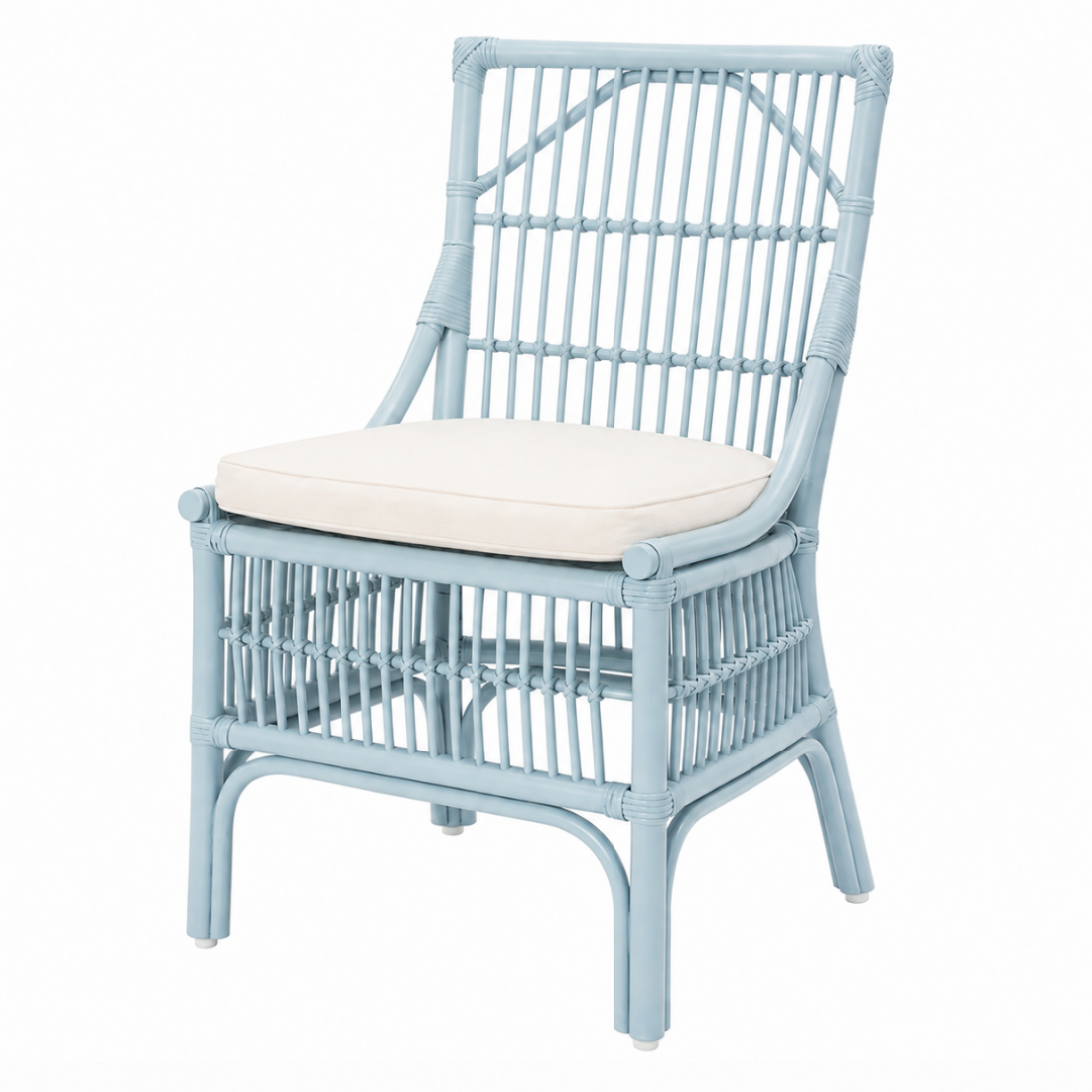 Pair of Rattan Accent Chairs