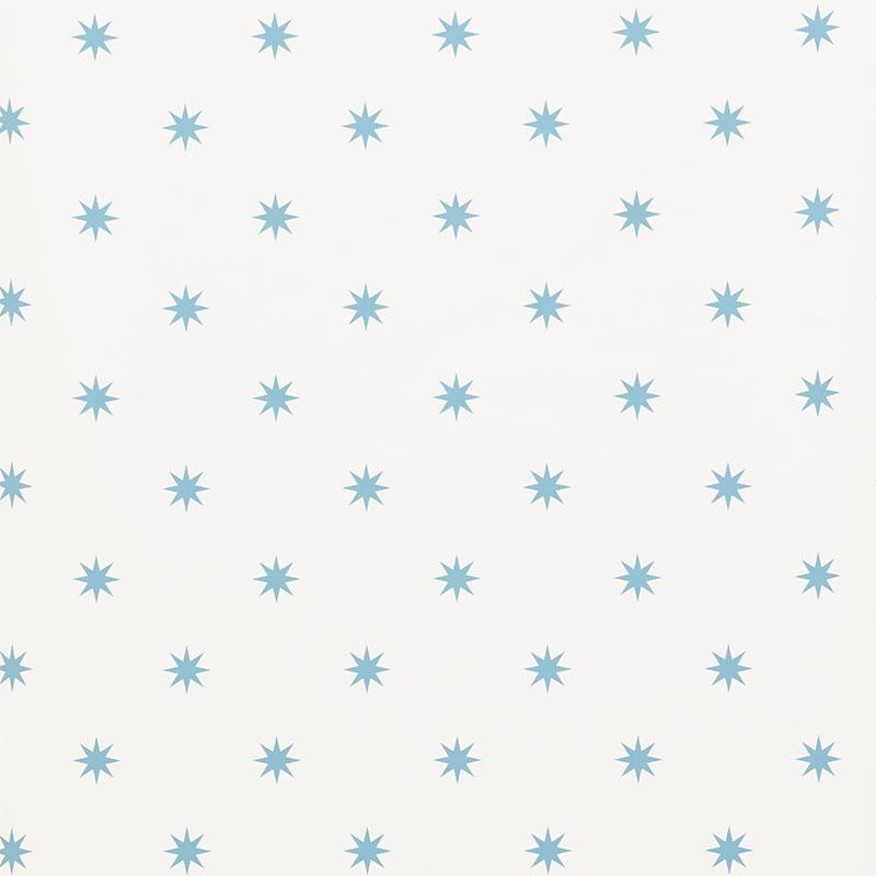 stargaze blue star patterned wallpaper